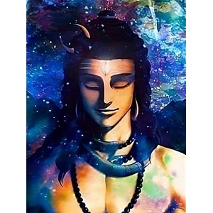 tulip n turtle lord shiva diy 5d diamond painting by number kits round drill diamond painting kit cross stitch pictures arts craft