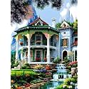 TULIP N TURTLE Picturesque DIY 5D Diamond Painting by Number Kits Round Dril Diamond Painting kit Cross Stitch Pictures Arts Craft