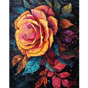 tulip n turtle krishna radha banner diy acrylic paint by number kit for kids beginner number painting kit diy canvas painting by number wall decoration diy painting kit multi-coloured
