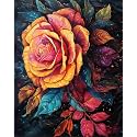 TULIP N TURTLE Krishna Radha Banner Diy Acrylic Paint By Number Kit For Kids Beginner Number Painting Kit Diy Canvas Painting By Number Wall Decoration Diy Painting Kit ,Multi-Coloured