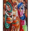 TULIP N TURTLE Womaniya Diy Acrylic Paint By Number Kit For Adults Kids Beginner Number Painting Kit Diy Canvas Painting By Number Wall Decoration Diy Painting Kit For Adults,Multi-Coloured