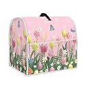 Tulip Pattern Stand Mixer Covers for Kitchen Aid 4.5-5 Quart Universal Kitchen Small Appliance Covers Washable Dust Cover for Kitchen Aid Mixer Accessories