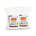 Tulips 100gm Absorbent Soft Cotton Wool/Roll for Makeup Remover, Beauty, Adult &amp; Baby Care Disposable Cotton, (Pack of 2)
