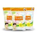 Tulips Multicolor Cotton Balls (50 Pieces) - Pack Of 1