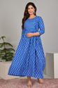 Tulsiram Women Printed Anarkali Kurta