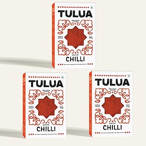 tulua guntur chilli premium powder lal mirch - 100gm each pack of 3  naturally processed with natural oils  100 natural and organic  sourced from guntur  made with sun-dried chillies