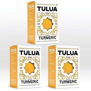 tulua lakadong turmeric premium powder haldi - 100gm each pack of 3  9-12 high curcumin content  sourced from meghalaya  100 natural and organic  no added artificial colours