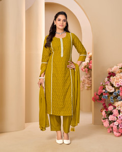 TULYATA Women Kurta Pant Dupatta Set
