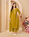 TULYATA Women Kurta Pant Dupatta Set