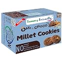 TummyFriendly Foods Oats Choco Millet Cookies for Kids Adults. Millet Biscuits, Ragi, and Jaggery. Healthy Snacks for kids Babies 1 Year Old. Gift the Best Healthy Oats Cookies - 4x75g