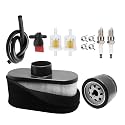 Tune Up Kit for Husqvarna Z254F Parts, Oil Filter Air Filter for Husqvarna Zero Turn Lawn Mower.Gravely Oil Filter for Kawasaki Oil Filter RF651V FR730V FS481V FS541V FS600V FS730V.