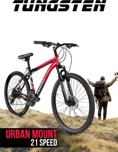 tungsten urban mount 21 speedgearedfront suspensiondual disc 275 t inch mountain cycle