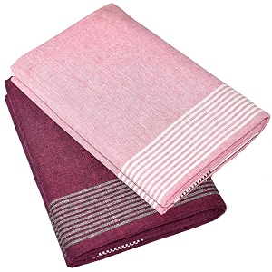 tuni mani men39s cool cotton dhoti plain solidlength 20m pack of 2