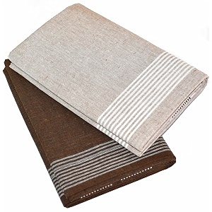 tuni mani men39s cool cotton dhoti plain solidlength 20m pack of 2
