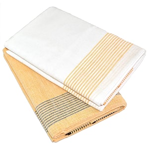 tuni mani men39s cool cotton dhoti plain solidlength 20m pack of 2