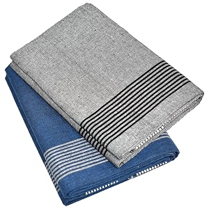 tuni mani men39s cool cotton dhoti plain solidlength 20m pack of 2