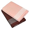 TUNI MANI Men's Cool Cotton Dhoti Plain Solid/Length: 2.0m (Pack of 2)
