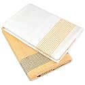 TUNI MANI Men's Cool Cotton Dhoti Plain Solid/Length: 2.0m (Pack of 2)