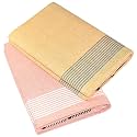 TUNI MANI Men's Cool Cotton Dhoti Plain Solid/Length: 2.0m (Pack of 2)