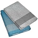 TUNI MANI Men's Cool Cotton Dhoti Plain Solid/Length: 2.0m (Pack of 2)