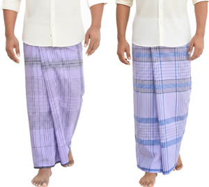 tuni mani striped white lungi