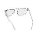 Tunifi G01 Smart Glasses Wireless Bluetooth with Magnetic Charging Hands-Free Calling, Anti-Blue Light, Sport Headset, Eyewear Intelligent Eyeglasses (White)