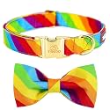 Tunkoo Rainbow Dog Collar with Very Pretty