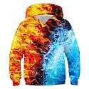 TUONROAD Boys Hoodies 3D Graphic Sweatshirt Lightweight Pullover 6-16T cool
