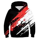 TUONROAD Boys Hoodies 3D Graphic Sweatshirt Lightweight Pullover 6-16T cool