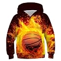 TUONROAD Boys Hoodies 3D Graphic Sweatshirt Lightweight Pullover 6-16T cool