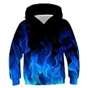 TUONROAD Boys Hoodies 3D Graphic Sweatshirt Lightweight Pullover 6-16T cool