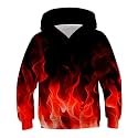 TUONROAD Boys Hoodies 3D Graphic Sweatshirt Lightweight Pullover 6-16T cool