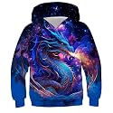 TUONROAD Boys Hoodies 3D Graphic Sweatshirt Lightweight Pullover 6-16T cool