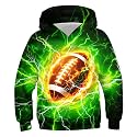 TUONROAD Boys Hoodies 3D Graphic Sweatshirt Lightweight Pullover 6-16T cool