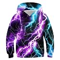TUONROAD Boys Hoodies 3D Graphic Sweatshirt Lightweight Pullover 6-16T cool