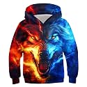 TUONROAD Boys Hoodies 3D Graphic Sweatshirt Lightweight Pullover 6-16T cool