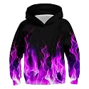 TUONROAD Boys Hoodies 3D Graphic Sweatshirt Lightweight Pullover 6-16T cool