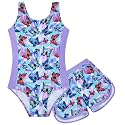 TUONROAD Toddler Girls One Piece Swimsuit Bathing Suit with Short for 3-9