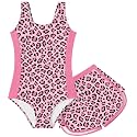 TUONROAD Toddler Girls One Piece Swimsuit Bathing Suit with Short for 3-9