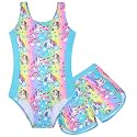 TUONROAD Toddler Girls One Piece Swimsuit Bathing Suit with Short for 3-9