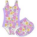 TUONROAD Toddler Girls One Piece Swimsuit Bathing Suit with Short for 3-9