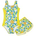 TUONROAD Toddler Girls One Piece Swimsuit Bathing Suit with Short for 3-9