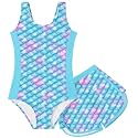 TUONROAD Toddler Girls One Piece Swimsuit Bathing Suit with Short for 3-9