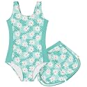 TUONROAD Toddler Girls One Piece Swimsuit Bathing Suit with Short for 3-9