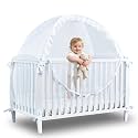 TUPI Crib Tent Safety Net to Keep Baby in,White