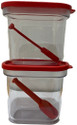 TUPPERWARE Glass Tea Coffee Sugar Container