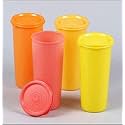 Tupperware . Jumbo Tumbler - 470 Ml Set Of 4 Pc - Plastic, Multicolor