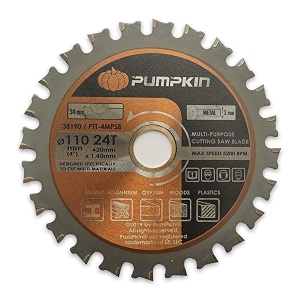 tuqo pumpkin multi-purpose cutting blade  tq-38190 4 inch 24teeth  cuts metals aluminium wood plastics amp gypsum