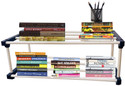 TURBOMAX 2 Tiers Book Shelf for Home