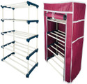 TURBOMAX 4Tiers Book Shelf Plastic Rack With
